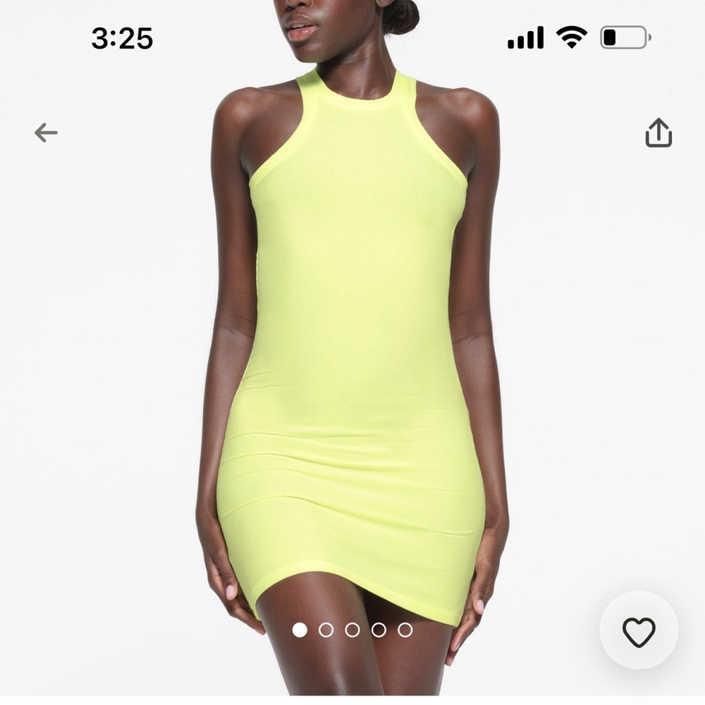 Lime Green Sleeveless Bodycon Dress
